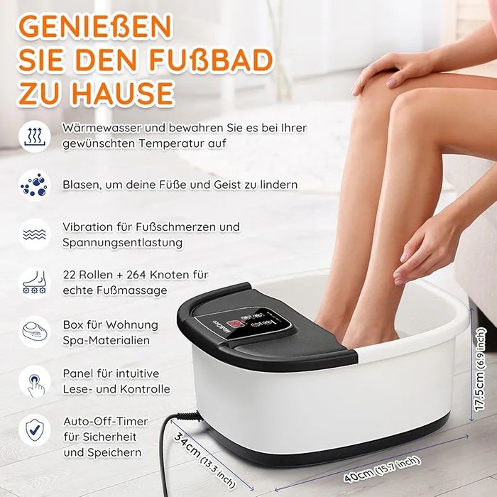 Висококачествен Масажор за крака с водна баня