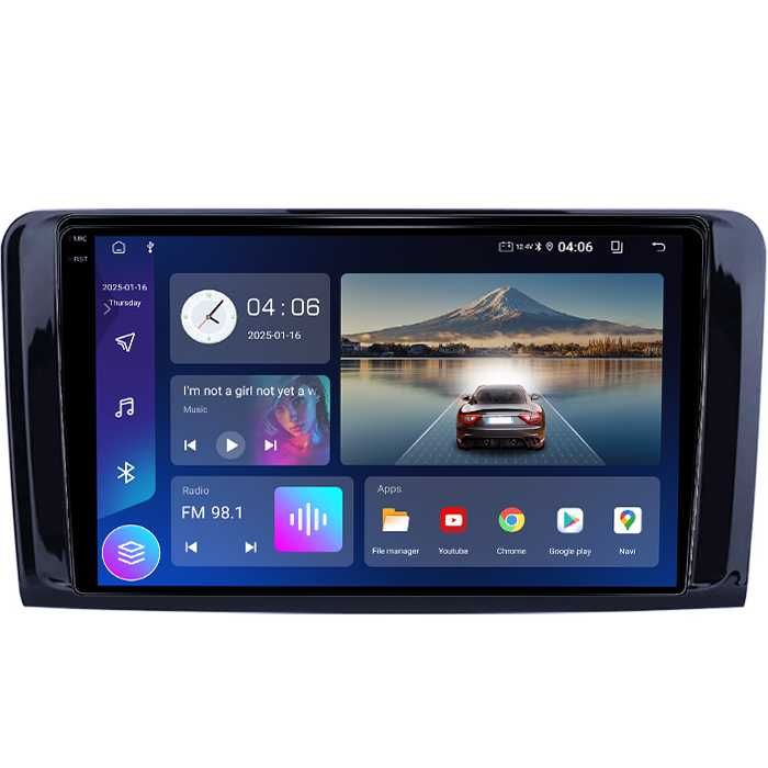 Navigatie Mercedes Benz ML W164  2005-2012,4GB RAM/64GB ROM, Android14