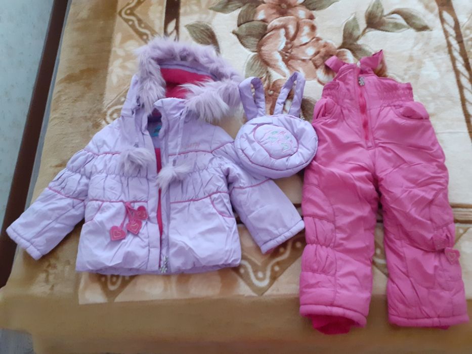 Тёплый комбинезон для девочки