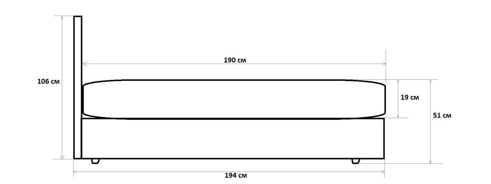 Спалня 140х190 см