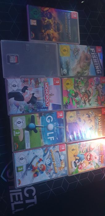 Vand Nintendo Switch neon red & neon blur