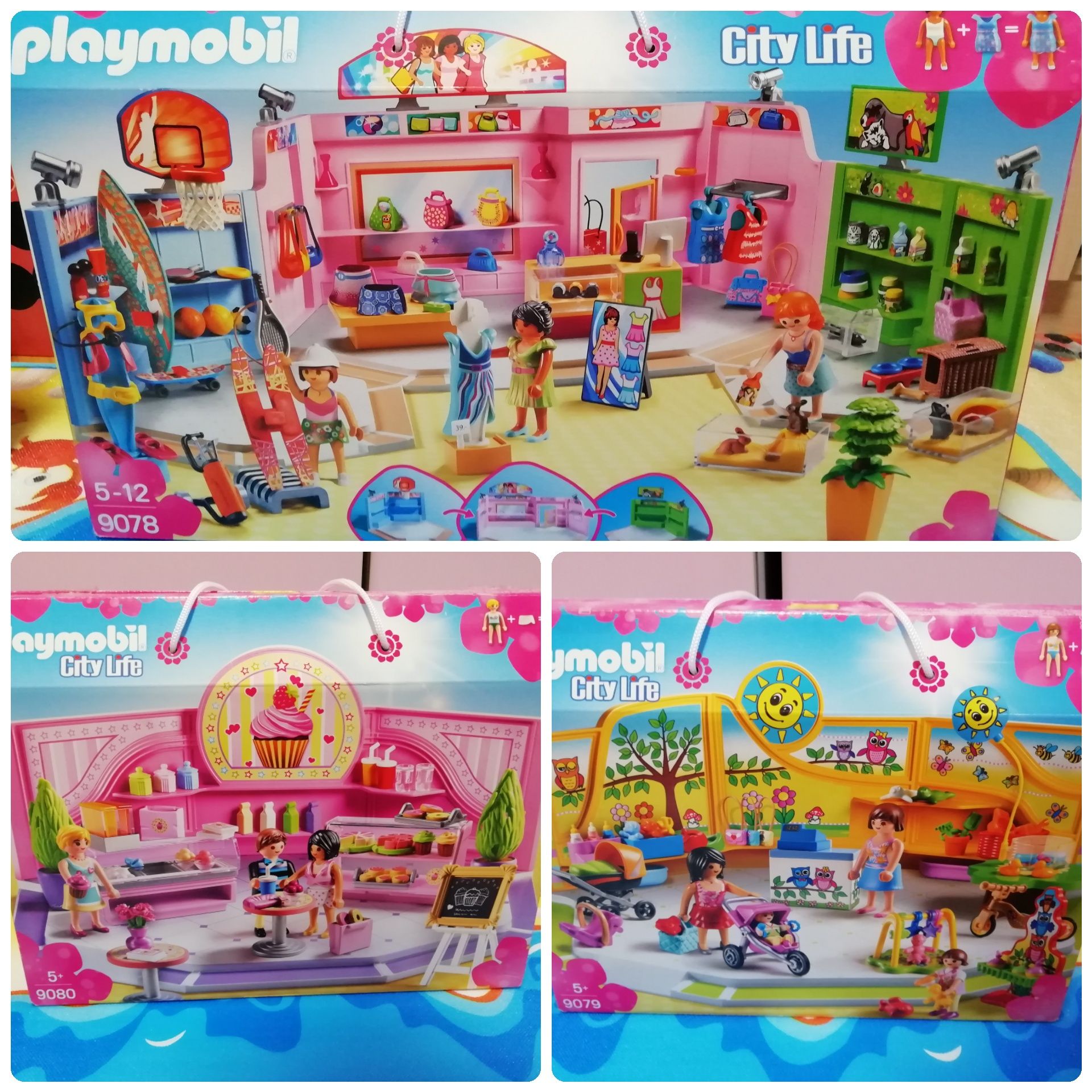 Playmobil - Голям търговски център,Магазин за бебета и кексчета