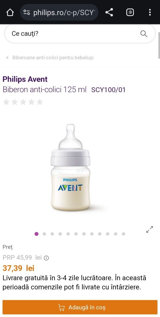 SIGILATE - Philips Avent Premium: Sterlizator uscator, biberoane (Bon)