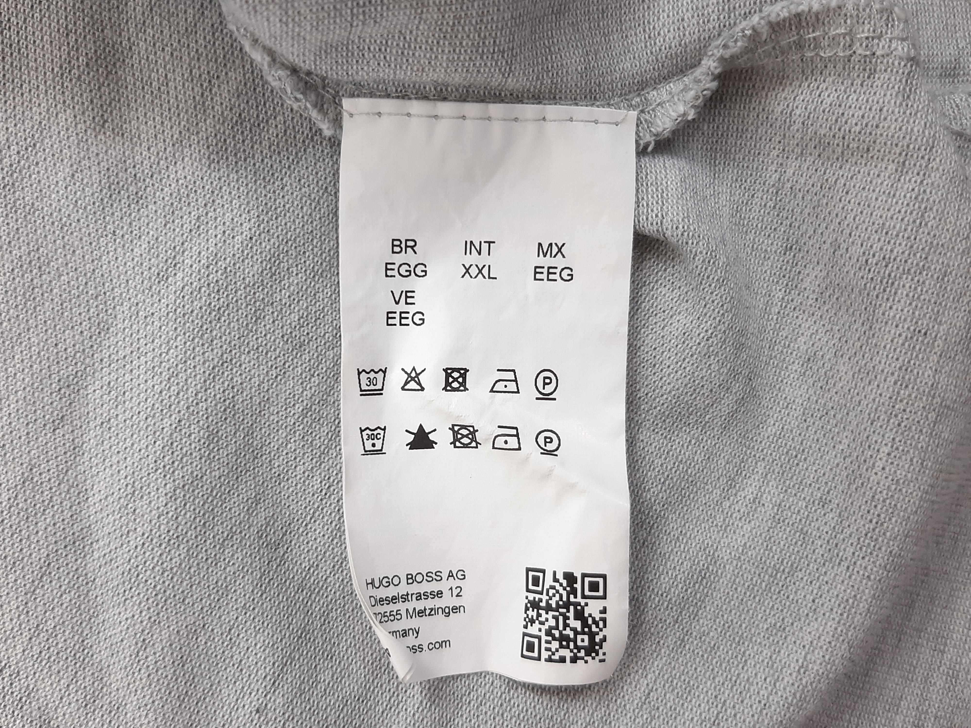 Hugo Boss Paddy 2 - Оригинална мъжка тениска с яка р-р XL