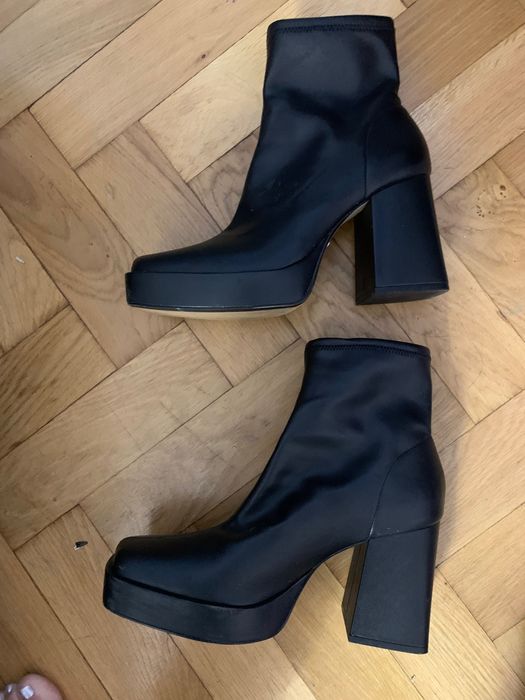 Ghete Zara imitatie de piele noi mărimea 40