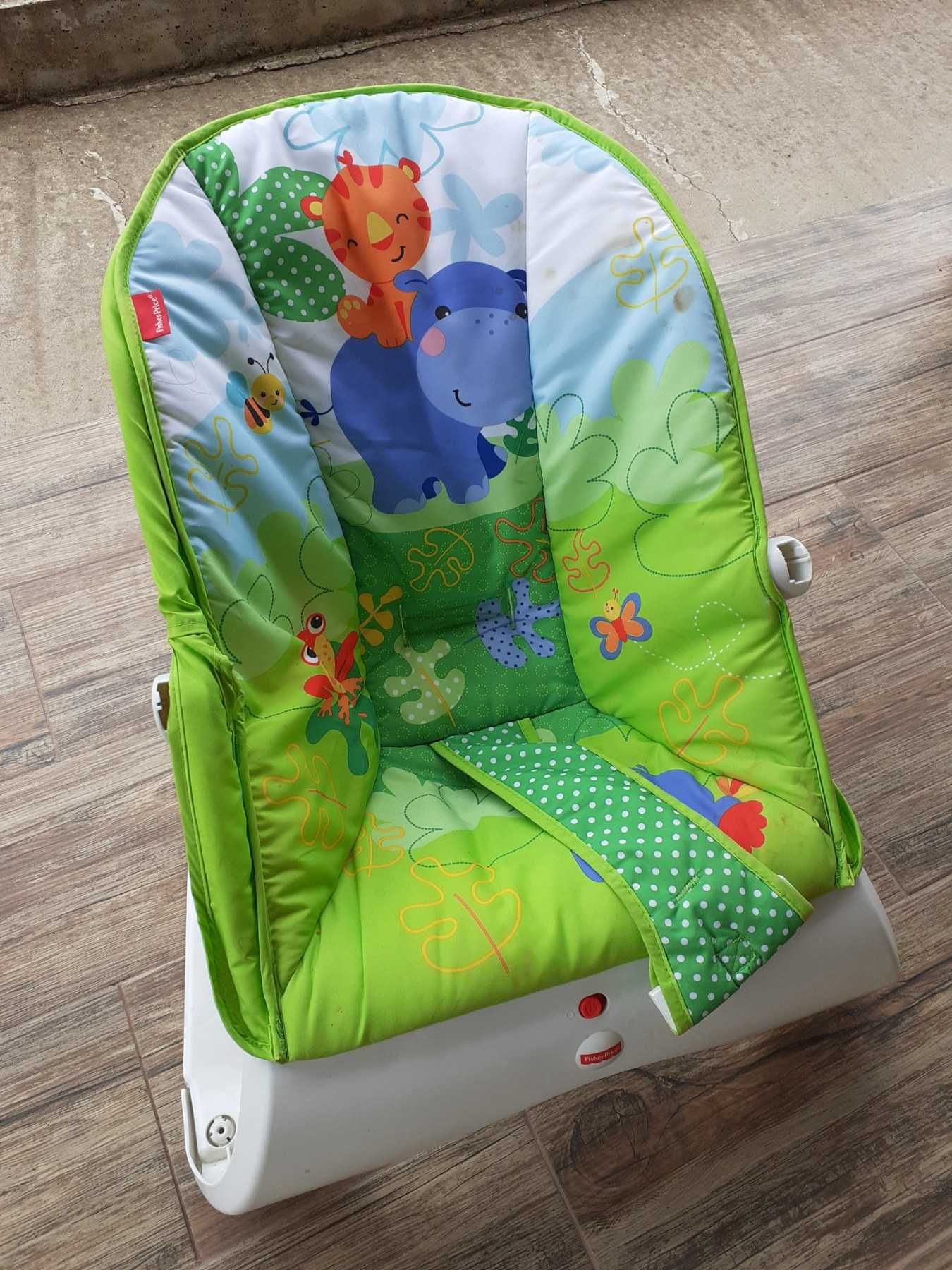 Fisher Price Бебешки вибриращ шезлонг Тропическа гора