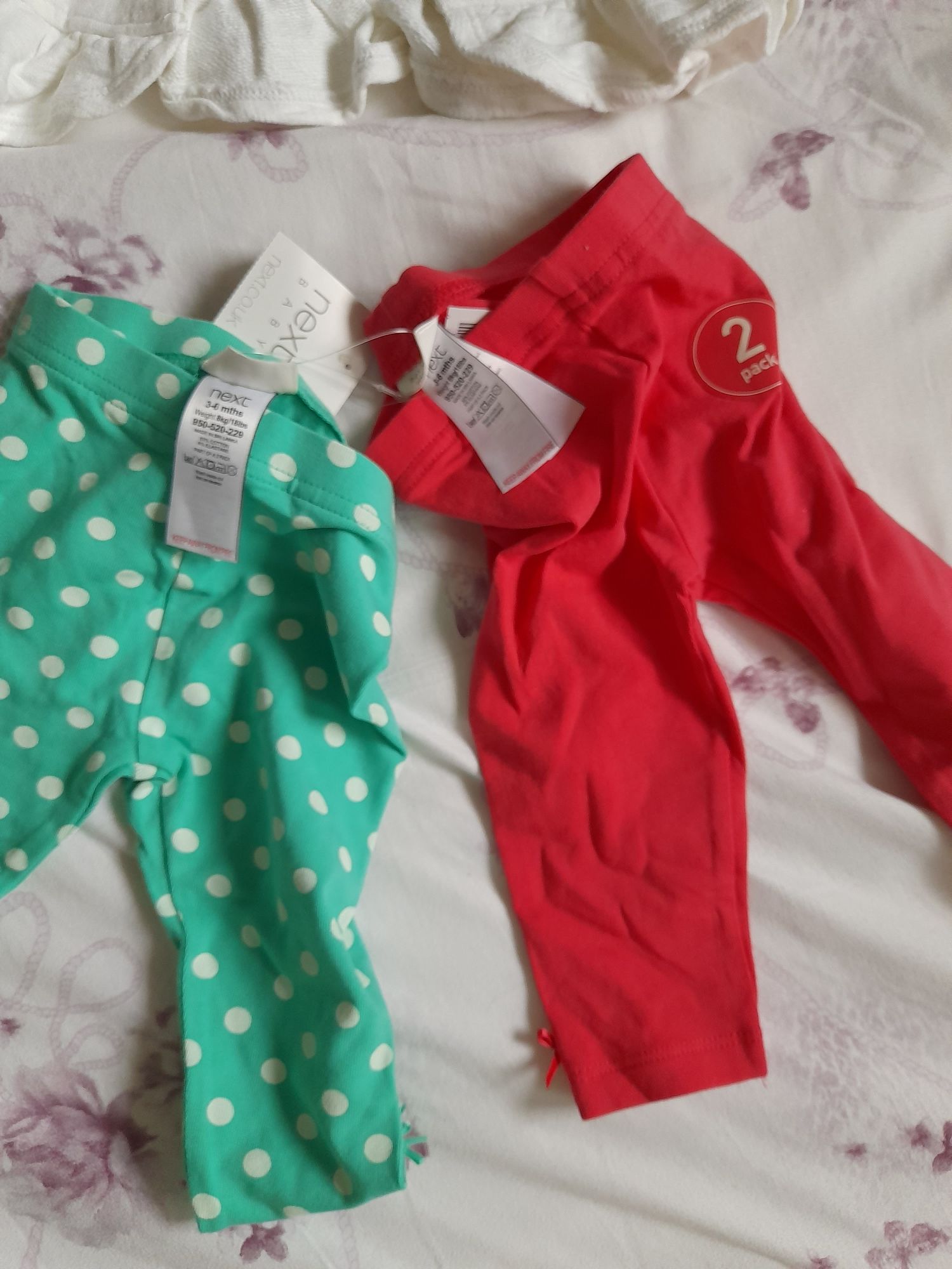 set haine fata fetita bebe next 3 6 luni colanti hanorac bluza