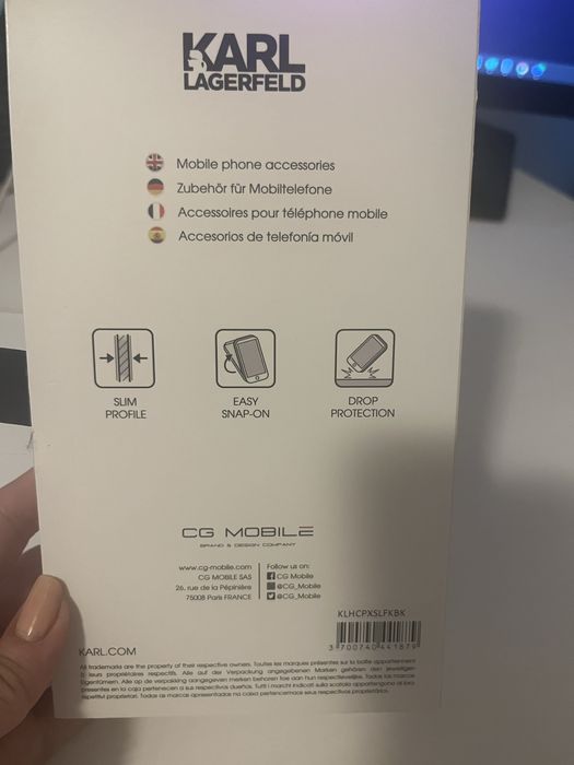 Husa Karl Lagerfeld silicon iphone x/xs-100 ron