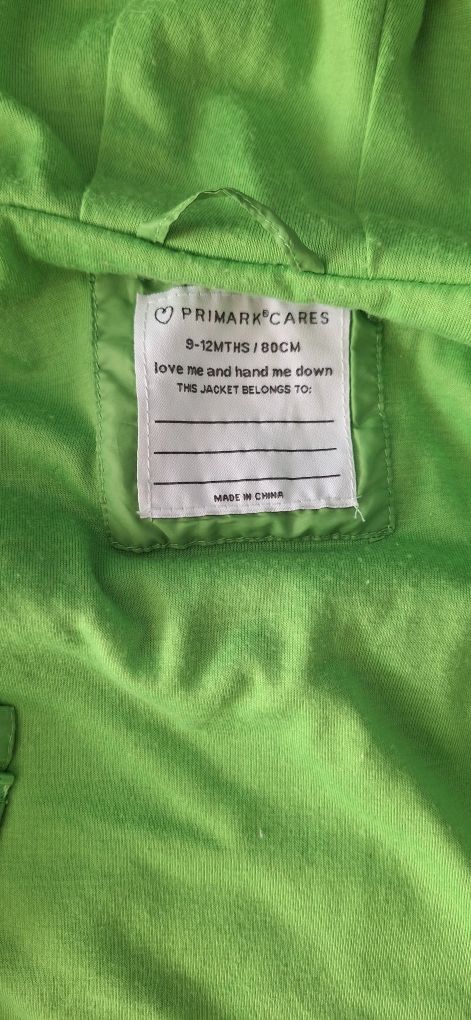Детско яке на Primark за лятото, 9-12 месеца