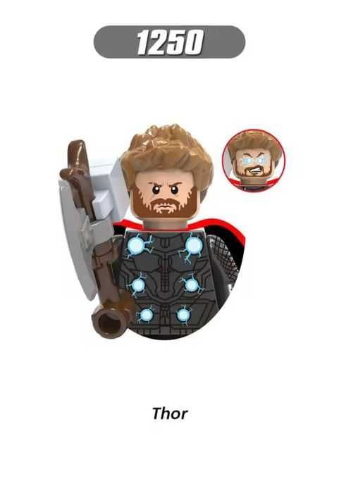 Starlord, Strange, Deadpool, Antman Gladiator lego compatible figurine