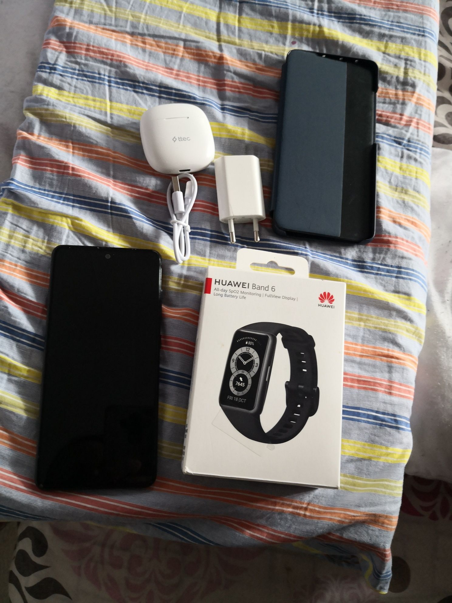 Samsung a51 128g часовник и слушалки