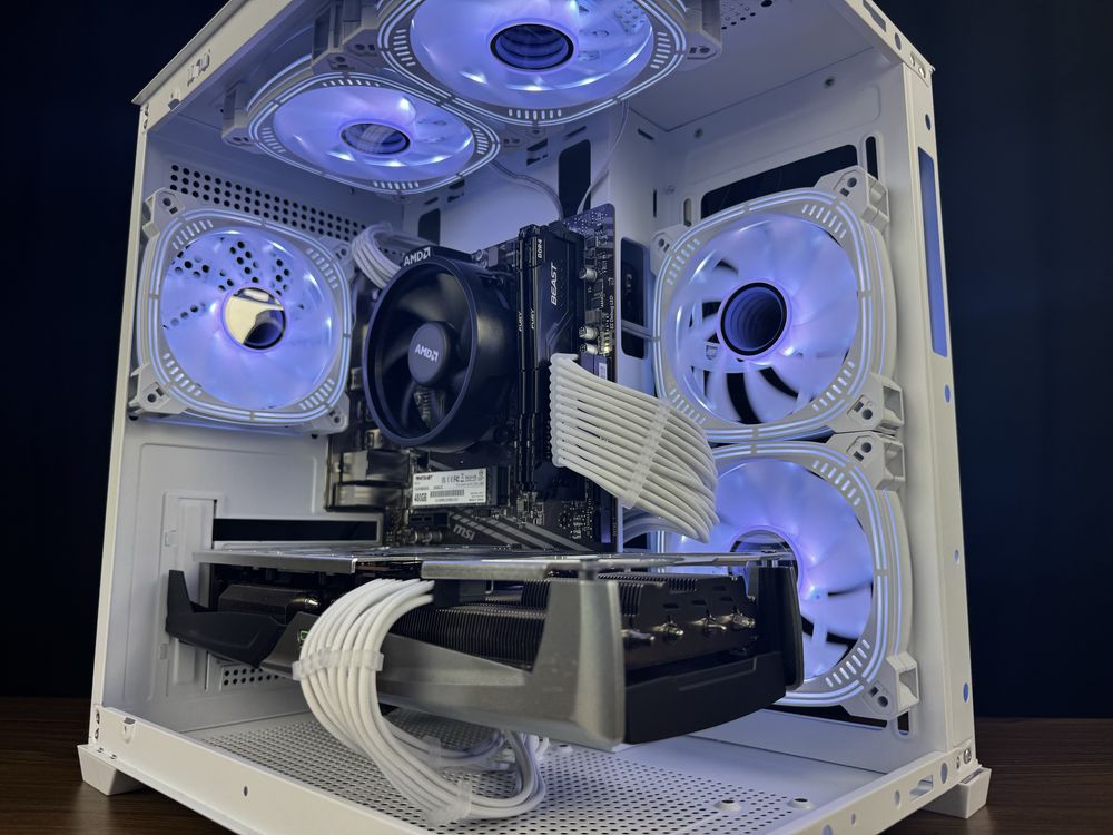 PC Gaming White Edition | RX 5600 XT | Ryzen 5 3600