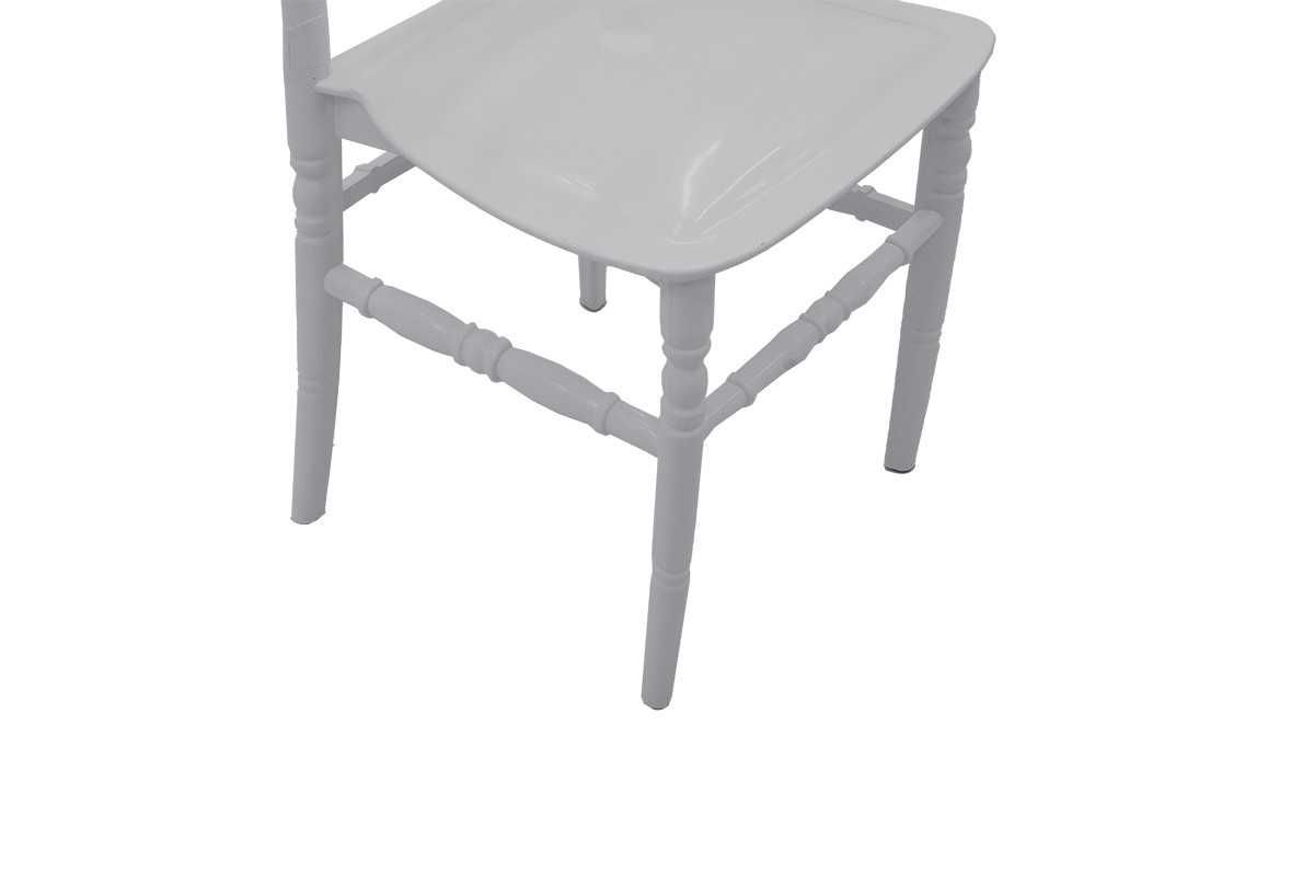 Кетъринг стол Puzzle-Home Tiffany, 100% рециклируем PP, Сив цвят.