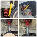 Set amortizoare reglabile cu arcuri Vw golf 5 , Jetta  Skoda octavia 2