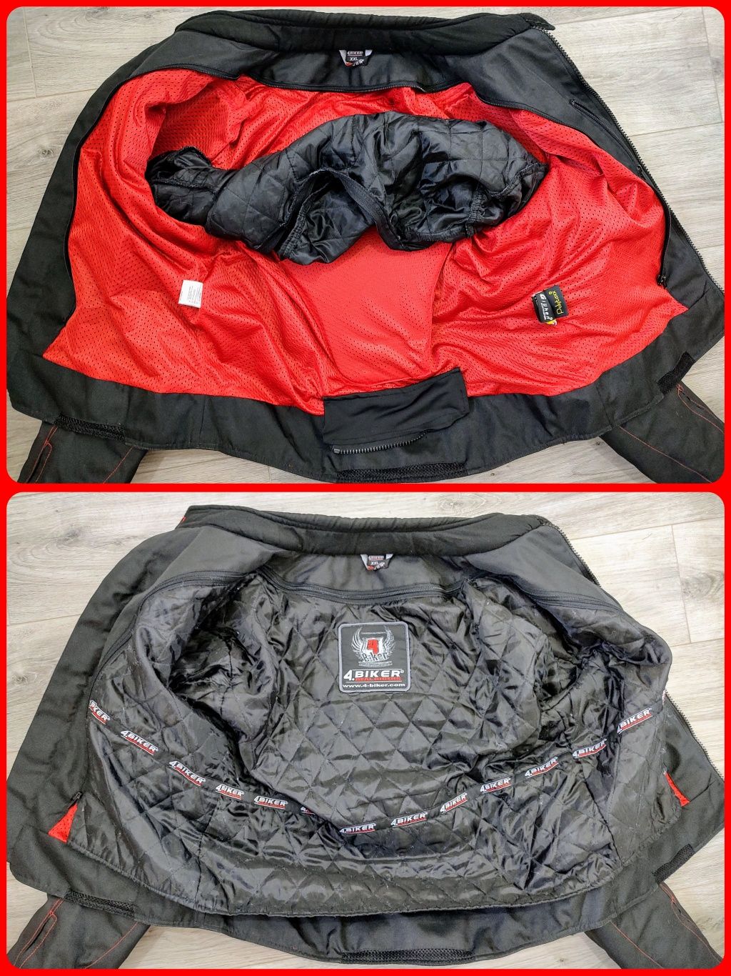 Geacă moto touring full protecții, 4Bikers, XXL