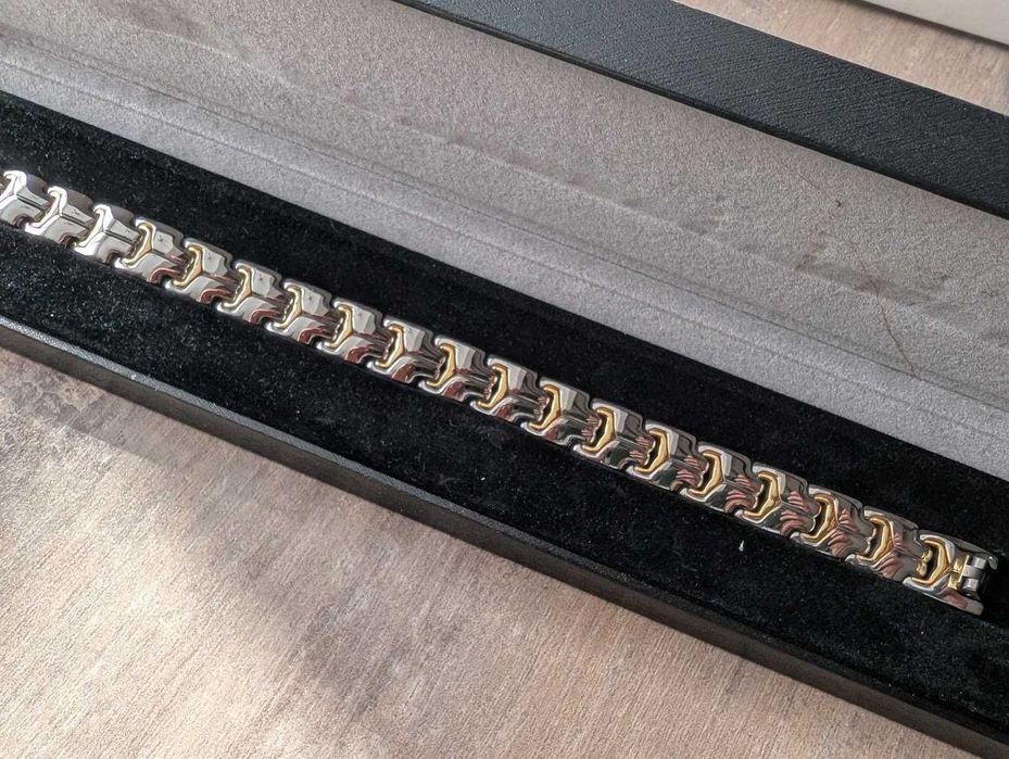 Магнитна гривна за високо кръвно налягане Vision 23 карата злато