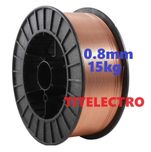 Sarma sudura SG2 0.8mm rola 15kg fier otel cu gaz argon CO2 MIG MAG
