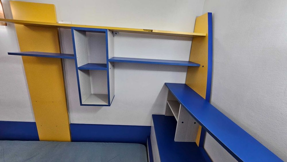 set rafturi + cutie depozitare mare