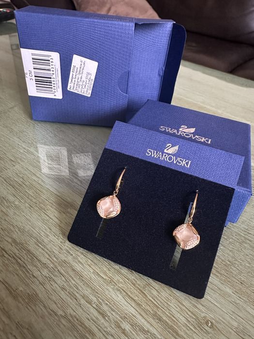 Златни Обеци Swarovski