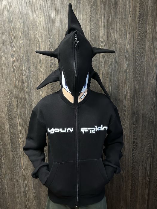 Hanorac Sonic Young White Rich, 11-12 ani