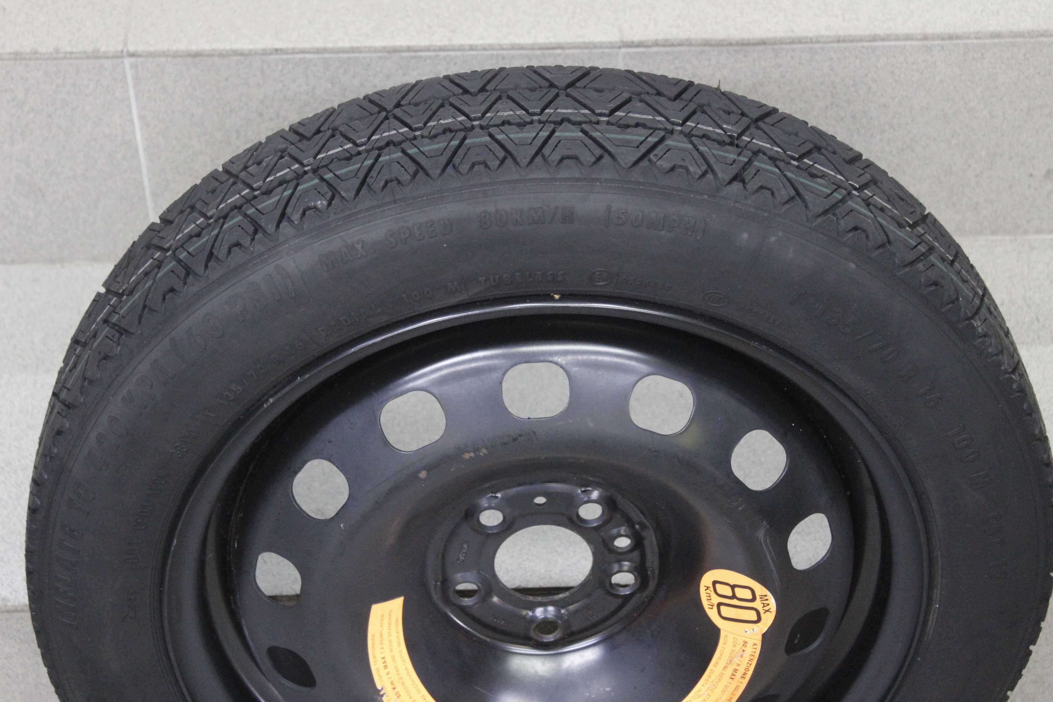 Резервна гума (патерица) 16" 5х98 Fiat Doblo, Tipo