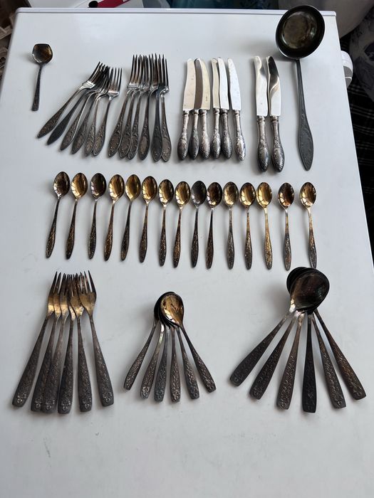 Мельхиор Продам два вида наборов ,не пользовались ,состояние хорошее