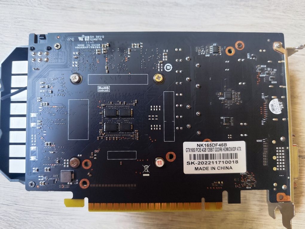 Видео карта GTX1650 4GB