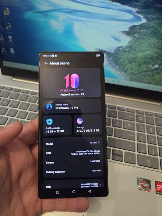 Schimb / vând redmagic 10 pro 16/512 pachet complet