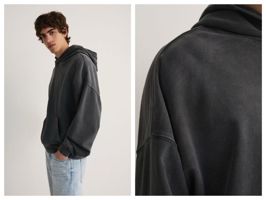 Reserved оувърсайз суитчър в сиво