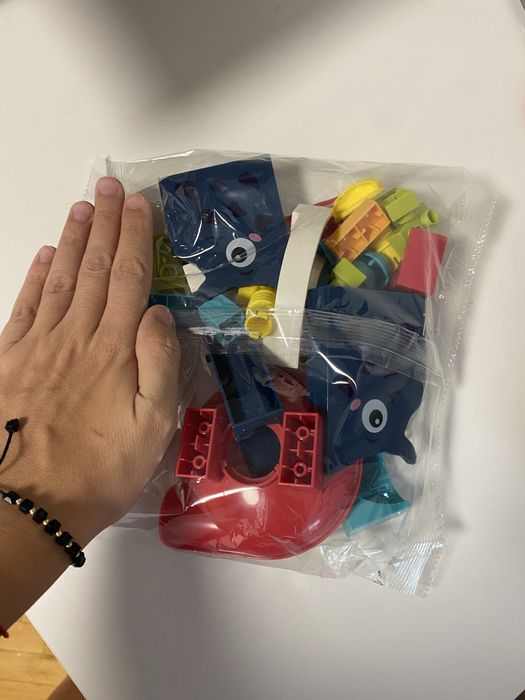 Занимателна музикална маса 2 в 1-страна с активности и с конструктор