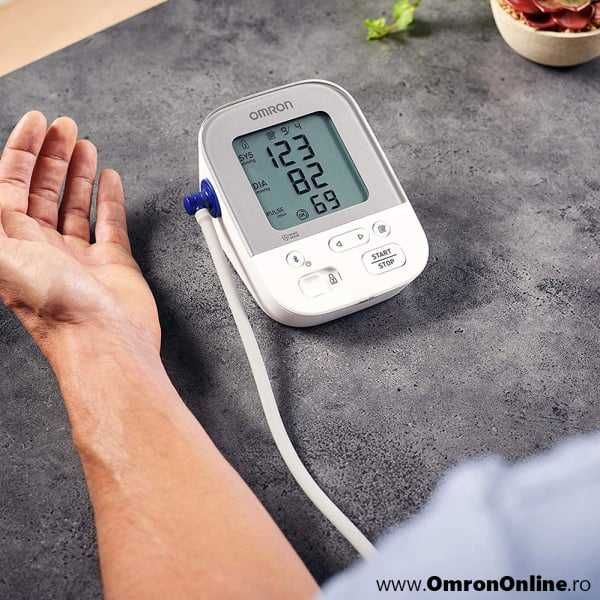 Tensiometru de brat Omron X4 Smart cu Bluetooth,manșetă Intelli wrap