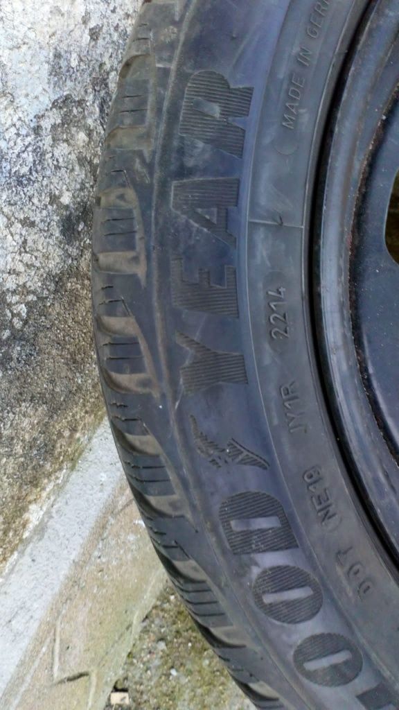 BmW seria 1 roti cu senzori presiune si goodyear iarna MS 195 55 R16