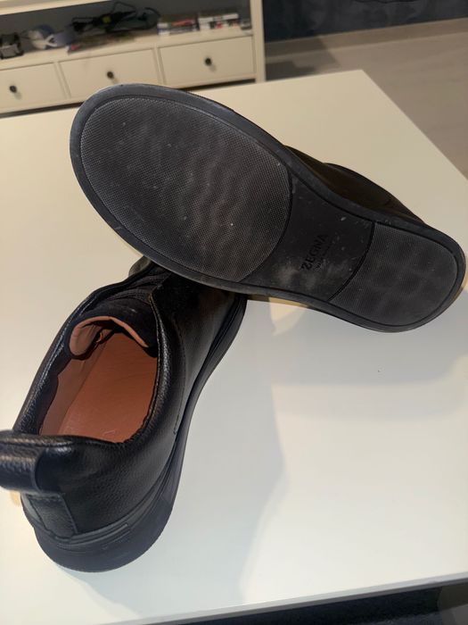 Zegna Suede Triple stich