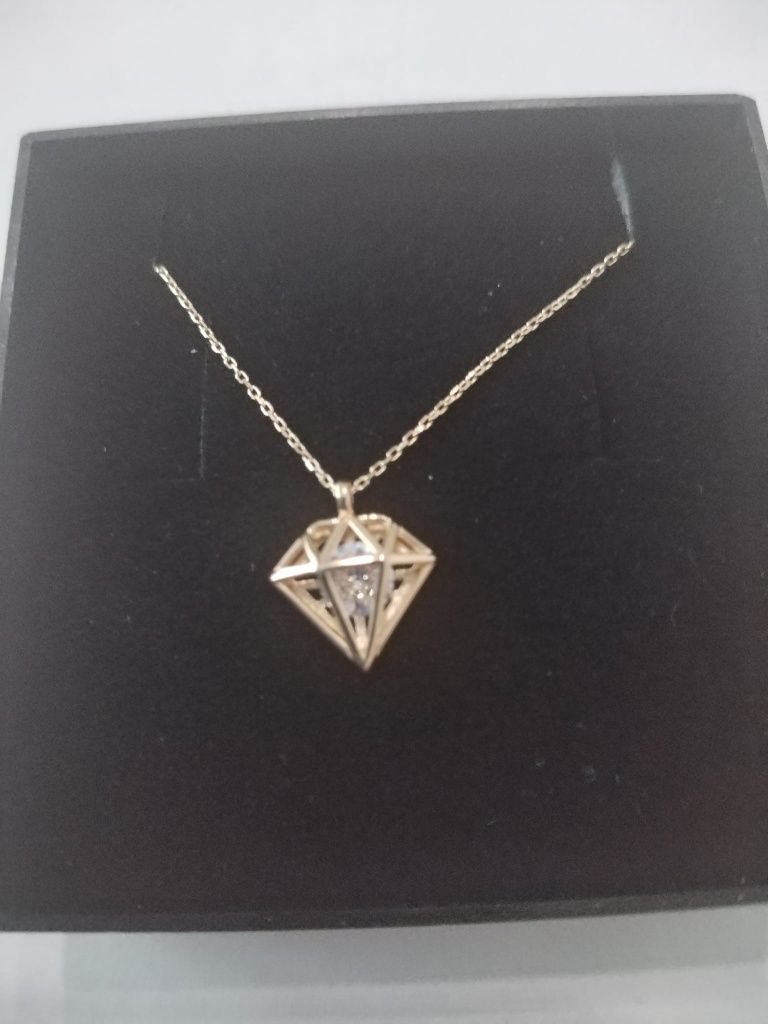 Lănțișor aur 14k cu formă geometrică