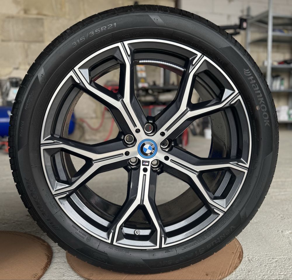 Jante Bmw X5 X6 R21 G05 G06 M741 Noua Originale Hankook de vara 2024