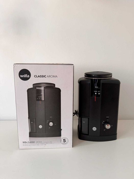 Vând Râșniță Cafea Wilfa Svart Aroma - NOUĂ, dar desigilată!