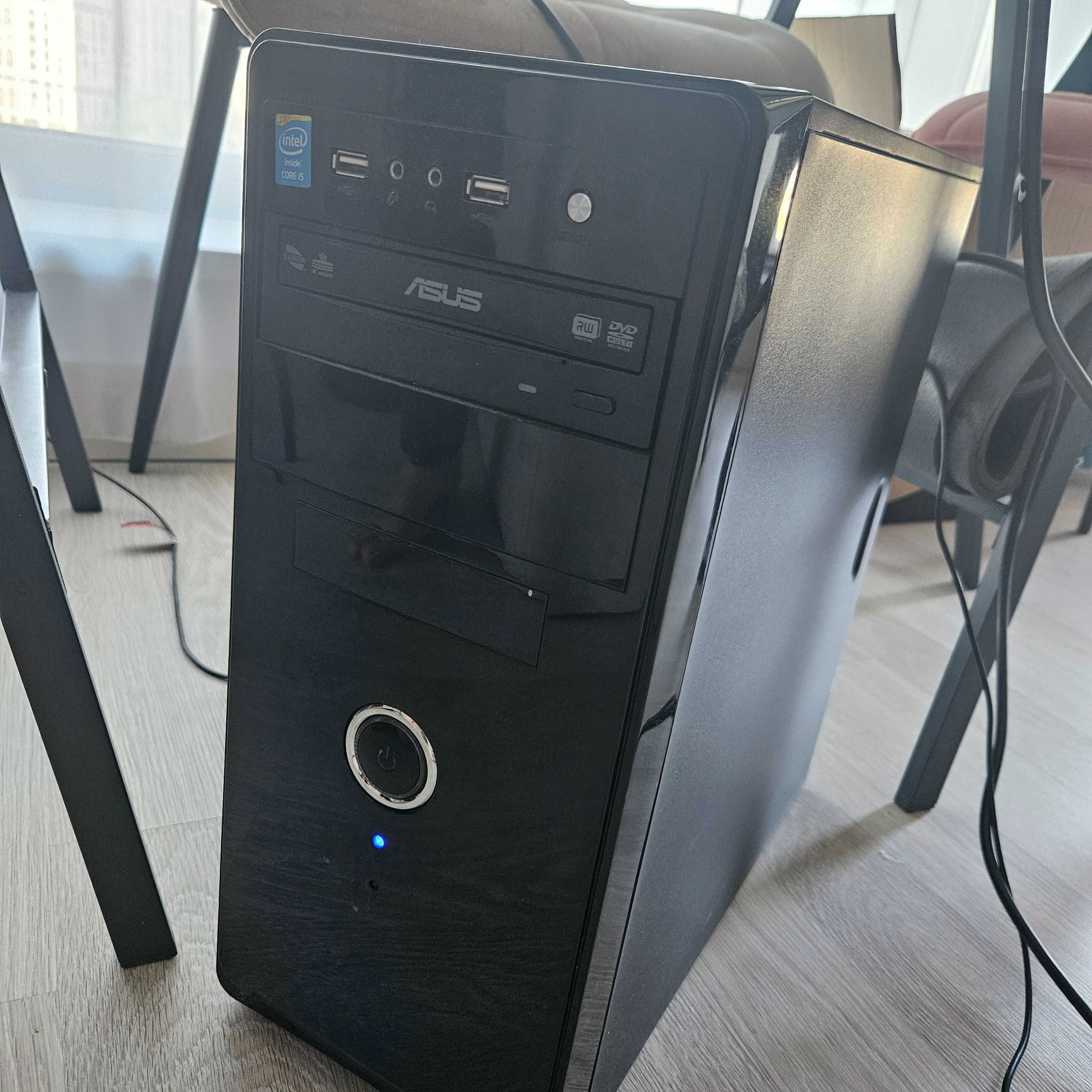 Sistem desktop complet–i5, SSD+HDD, tastatură, mouse, monitor