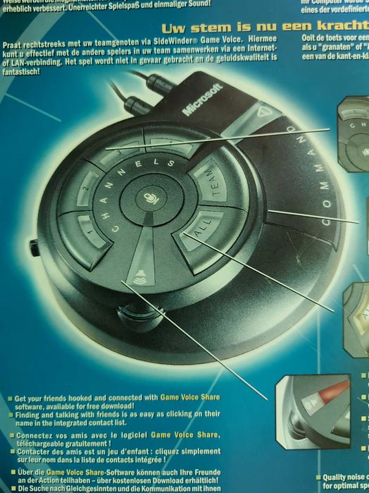 Microsoft Sidewinder Game Voice Gaming Accessory