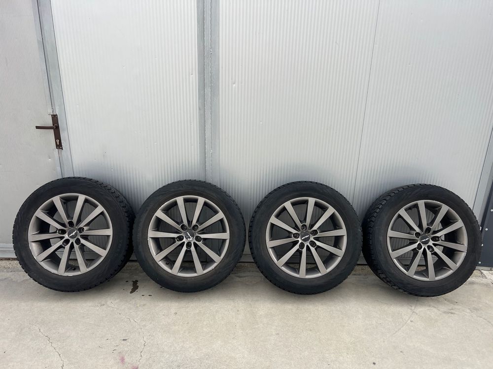Set 4 Jante PolarWheels 5x112 18” Anvelope 235/55/18 5x112 Audi Vw Sea