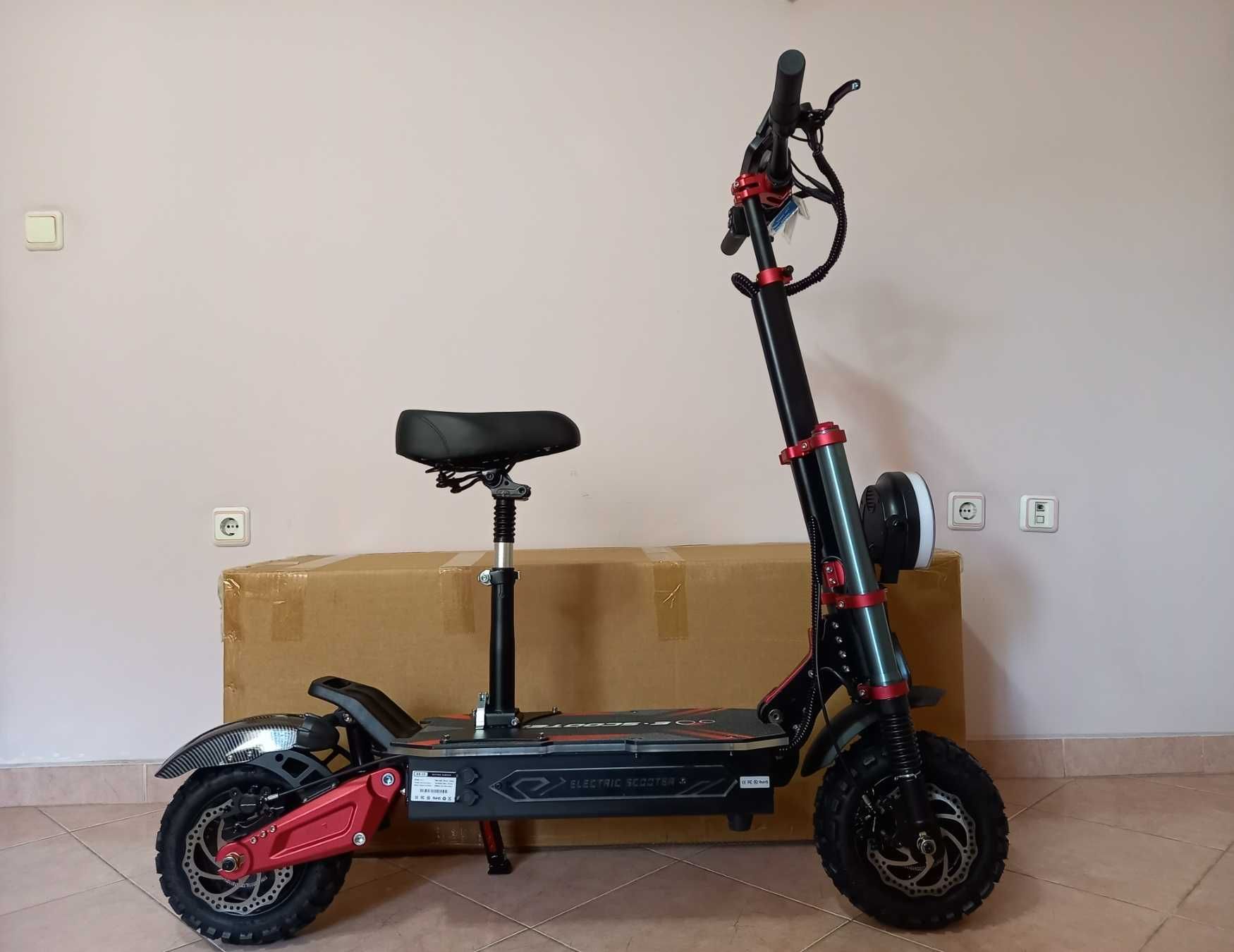 Електрически скутер/тротинетка със седалка BOYUEDA S5 6000W 38AH