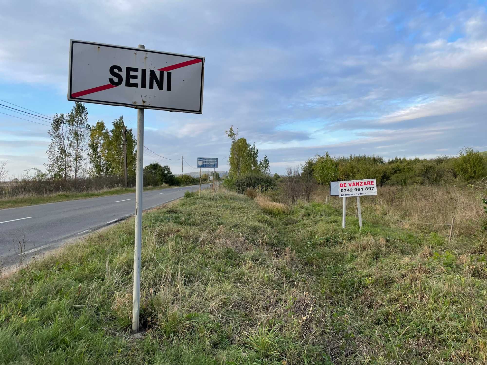 Vând terenuri Intravilane oraș Seini 800 euro / ar (toate utilitățile)