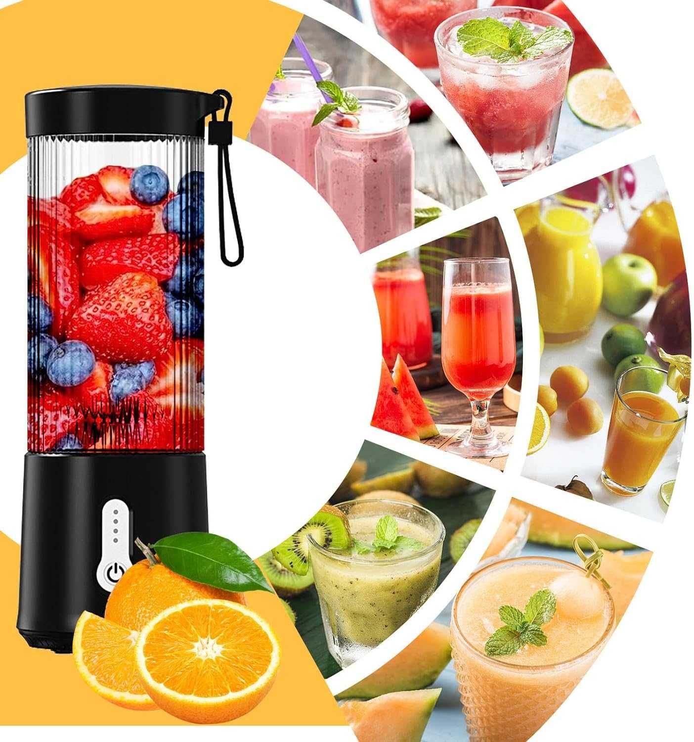 Blender Portabil 4000mah 500ml