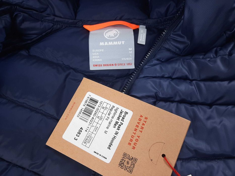 Mammut Broad Peak IN - Оригинално мъжко яке с пух размер M