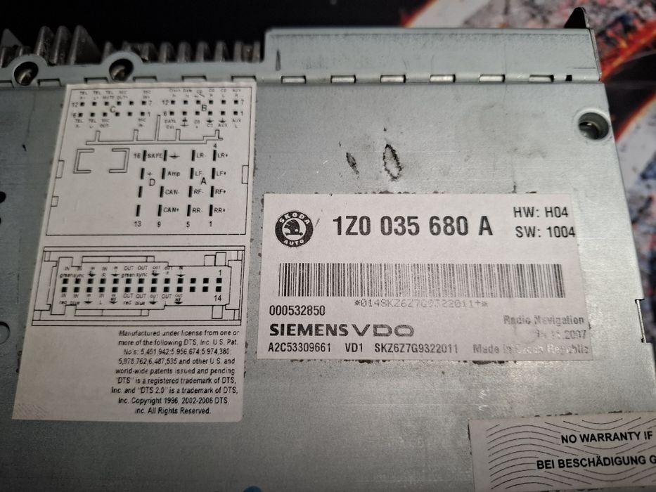 Navigație Skoda OEM