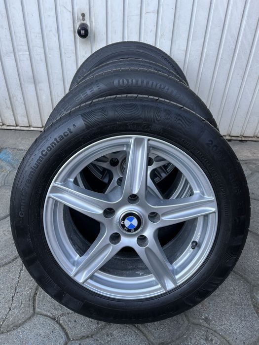 Jante aliaj 5x120mm, anvelope 205/55 R16, BMW E46 E90 E91 E87 E81 F20