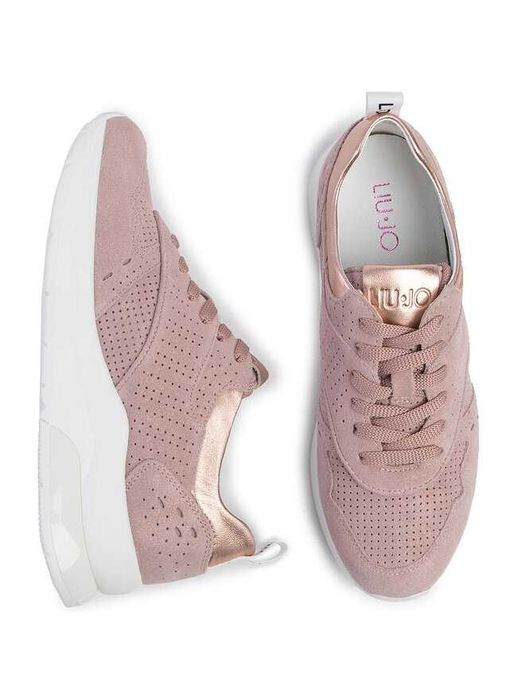 Liu Jo велурени розови сникърси Karlie 14