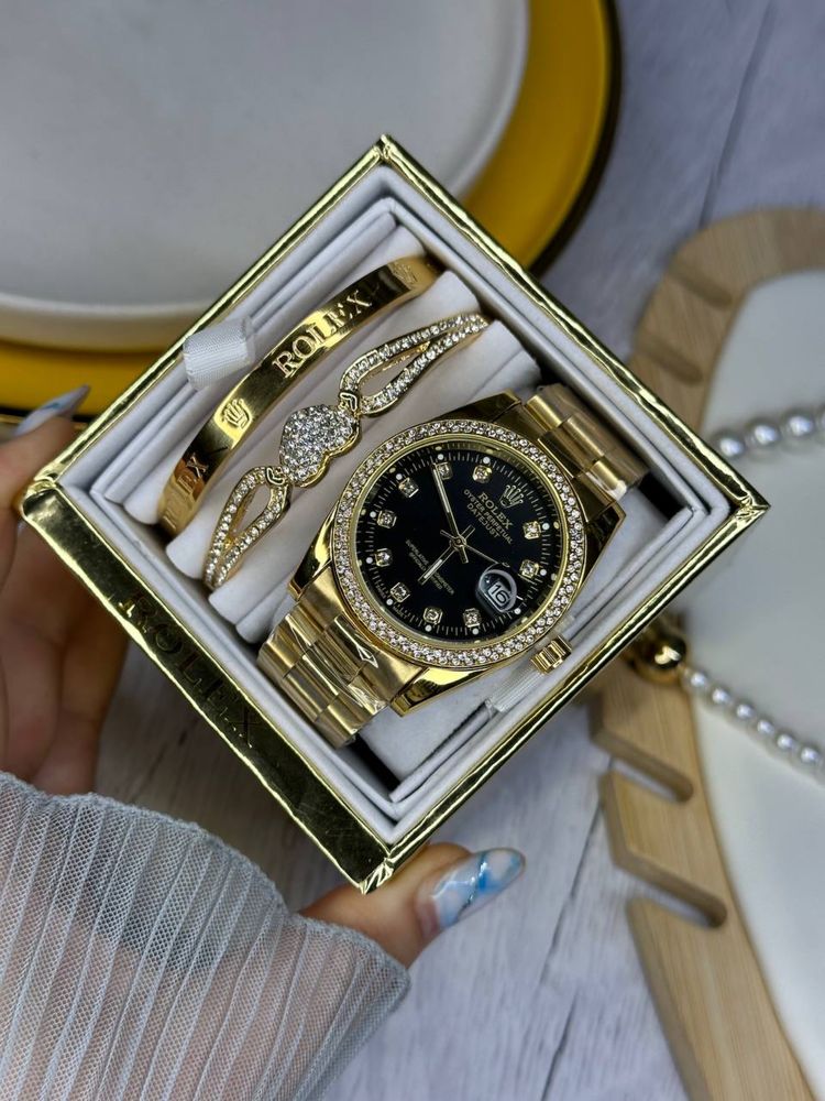 Подарочный набор часы Майкл Корс , Ролекс Rolex подарок на 8 марта