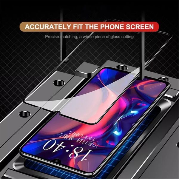 Huawei Y5 Y7 2019 / Honor 9X 8X 8S X7/5D ЦЯЛО ЛЕПИЛО Стъклен протектор