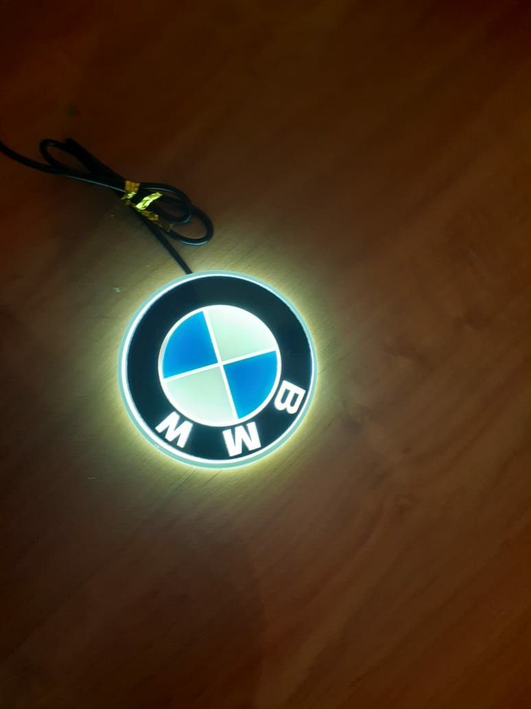 Эмблема с подсветкой на багажник и капот на бмв e70,e71,e38,e60,f10