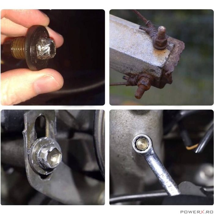 Trusa complet extras suruburi rupte burghie extractoare cu filet